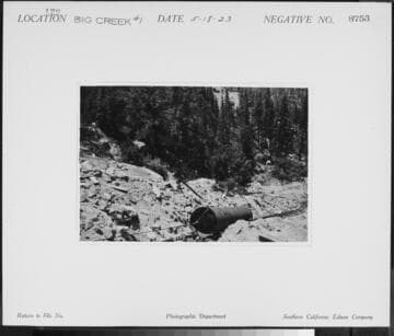 Big Creek #1 - Penstock Unit 3