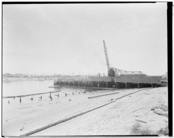 Long Beach Steam Station, Plant #3 - 1st work on #12 Unit