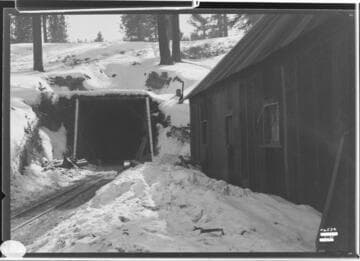 Big Creek, Florence Lake Dam - Portal of Adit