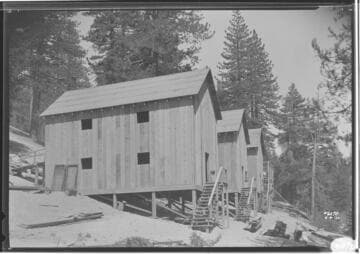 Big Creek, Florence Lake Dam - Bunkhouses