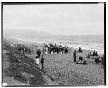 Beach picnic at Redondo Beach