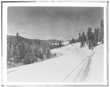 Big Creek Scenery - Snow pictures