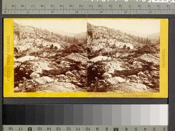 196. Shaft House over Summit Tunnel, American Peak in distance