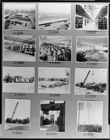 Multiple-image copy film negative with images of the Alhambra General Store