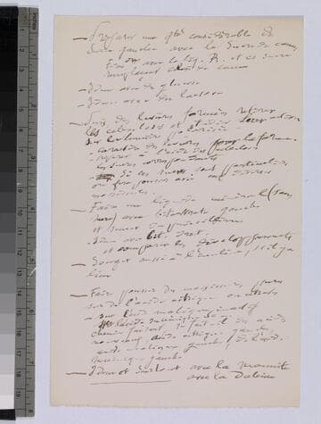 Page of notes regarding beer