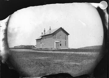 Residence of U.S. Indian Agent. Devil's Lake Agency