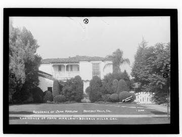 Residence of Jean Harlow, Beverly Hills, Cal