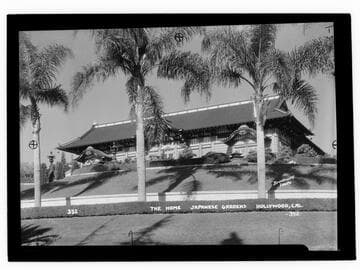 The home, Japanese Gardens, Hollywood, Cal