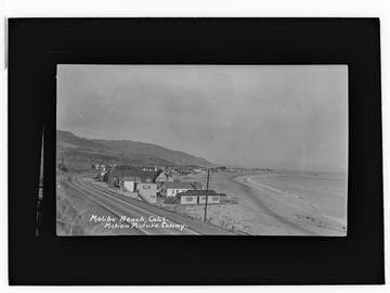Malibu Beach, Calif. Motion Picture Colony