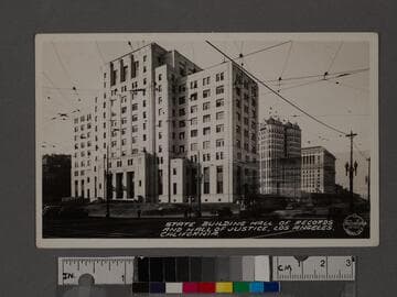 State Building Hall of Records and Hall of Justice, Los Angeles, California