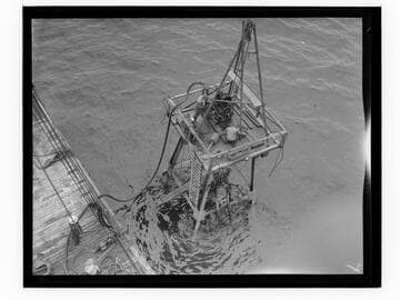 Santa Monica water meter, overhead view