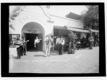 Cafe Caliente, Olvera Street, Los Angeles, Cal