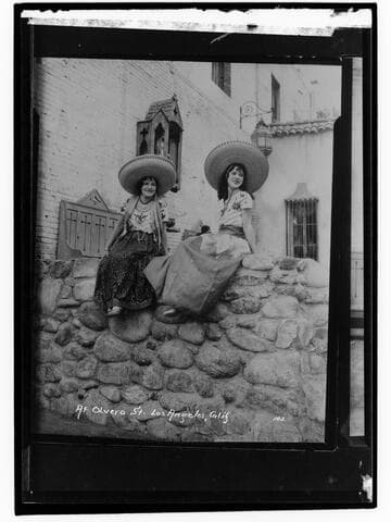 At Olvera St., Los Angeles, Calif