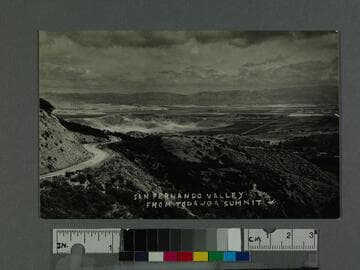 San Fernando Valley from Topanga summit