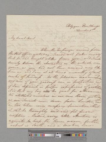 Montagu, Elizabeth (Charlton). Letter to Elizabeth (Robinson) Montagu