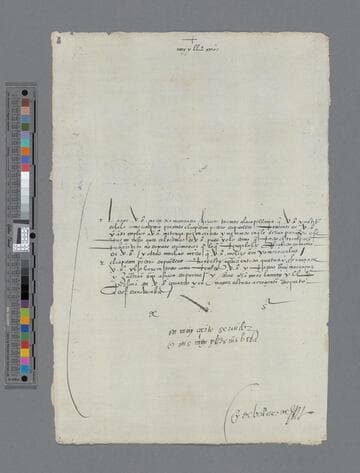 Pedro de Valverde letter to Gonzalo Pizarro