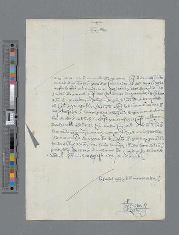 Gaspar Sotelo letter to Gonzalo Pizarro