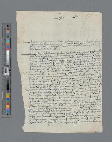 Juan Porcel letter to Gonzalo Pizarro
