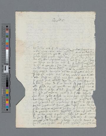 Gómez de Alvarado letter to Gonzalo Pizarro