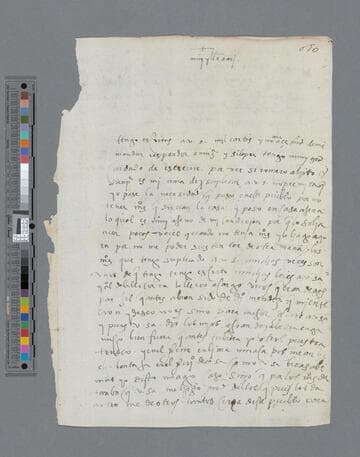 Juan de Salas letter to Gonzalo Pizarro