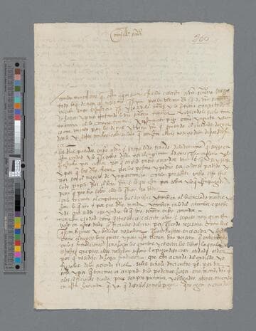 Alonso Alvarez de Hinojosa letter to Gonzalo Pizarro