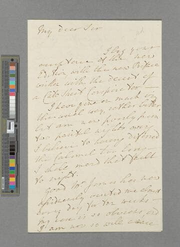 Hannah More. Letter to Dr. Lovell