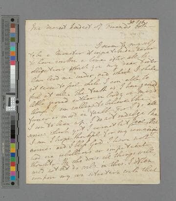 Hannah More. Letter to Dr. Lovell