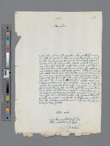 Diego de Torre letter to Gonzalo Pizarro