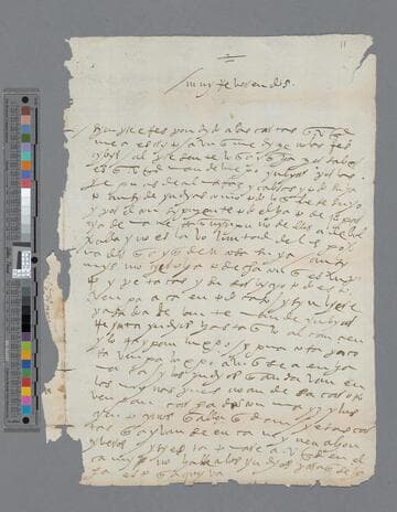 Diego Martin letter to "Muy reverendo señor"