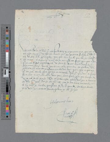 Pedro Muñoz letter to Gonzalo Pizarro