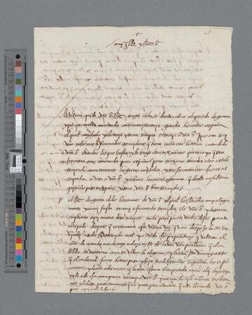 Alonso Zapata letter to Pedro de la Gasca, Bishop