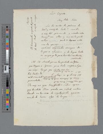 Alonso Zapata letter to Pedro de la Gasca, Bishop