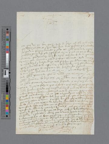 Estevan Pretel letter to Alonso de Villacorta