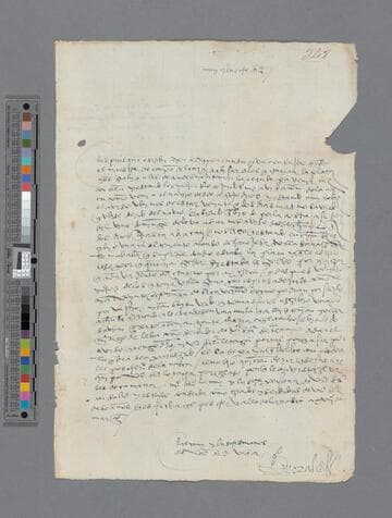 Gonzalo Morales letter to Gonzalo Pizarro