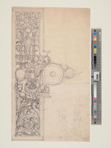 Design for Doorplate, Dorchester House (?)