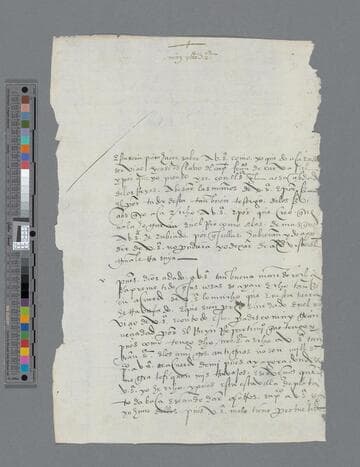 Juan Garcia de Santolaya letter to Gonzalo Pizarro