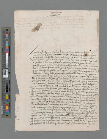 Juan Alonso Palomino letter to Gonzalo Pizarro