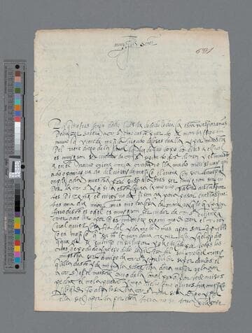 Lope de Ayala letter to Gonzalo Pizarro