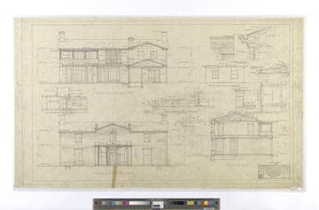 Osborn, Mrs. M. R., residence, Los Angeles, California (Job 402)