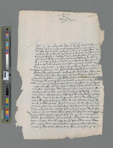 Hernando Bachicao letter to Gonzalo Pizarro