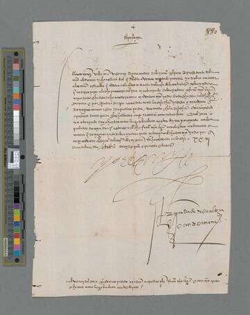 Felipe II, King of Spain, letter to Blasco Núñez Vela