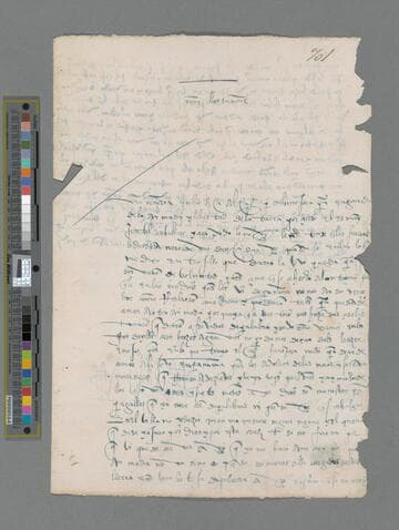 Juan Fernandez letter to Gonzalo Pizarro