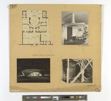 Airform Housing Construction: presentation board