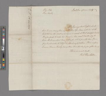 Shackleton, Richard. Letter to Elizabeth (Pim) Pike