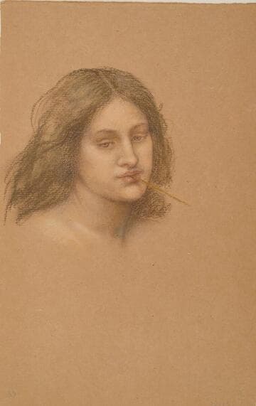 Study for "An Angel Piping to the Souls in Hell"