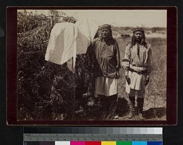 Benito and Dutchi, Chiricahua Apache Chief, and scout
