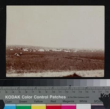 Six days old town of Anadarko. Taken from south edge, from M.E. (South) Mission school