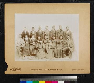 Senior Class. U. S. Indian School