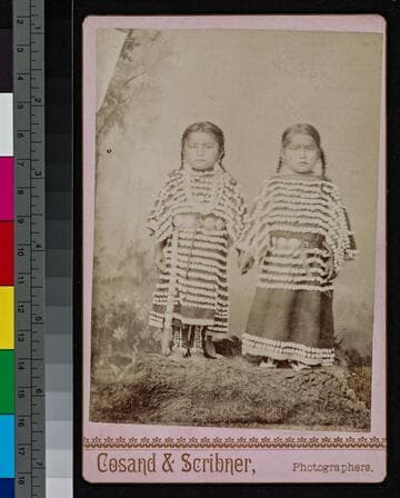 Children of Yellow Bull and Meat (Cheyennes). Fort Elliott, Texas, May 1890