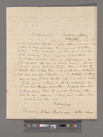 Clarkson, Thomas. Letter to Catherine (Buck) Clarkson